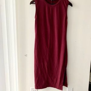The Fifth Burgundy Midi Dress